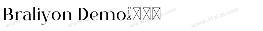 Braliyon Demo字体转换